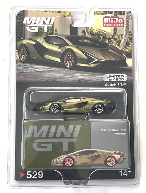 CHASE CAR 1/64 Mini GT Lamborghini Sián FKP 37 Presentation 