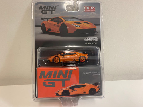 1/64 Mini GT LB☆WORKS Lamborghini Huracán GT (Arancio