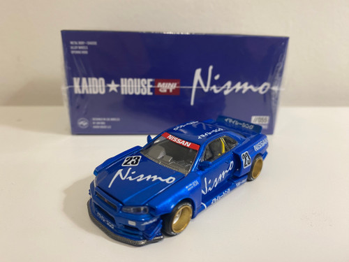 おもちゃ/ぬいぐるみMINI GT KAIDO スカイライン GT-R R34 NISMO チェイス