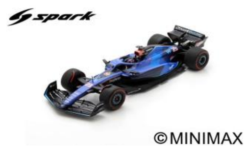 1/18 Spark 2023 Formula 1 Williams F1 FW45 No.23 Williams Racing  Bahrain GP 10th Place Alex Albon Car Model