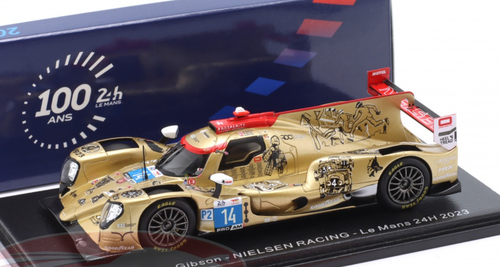 1/43 Spark Oreca 07 - Gibson No.14 NIELSEN RACING 24H Le Mans 2023 R. Sales - M. Beche - B. Hanley Car Model