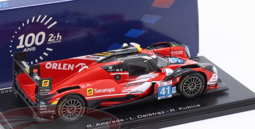 1/43 Spark Oreca 07 - Gibson No.41 TEAM WRT 2nd LM P2 class 24H Le Mans 2023 R. Andrade - L. Delétraz - R. Kubica Car Model