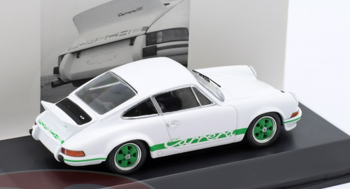 1/43 Dealer Edition Porsche 911 Carrera RS 2.7 Sports (M471) (White & Green) Car Model