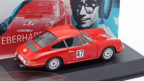 1/43 Dealer Edition Porsche 911 Eberhard Mahle #47 (Red) Car Model