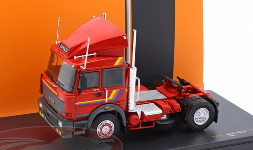 1/43 Ixo 1984 Iveco Turbo Star 190-42 Tractor (Red) Car Model