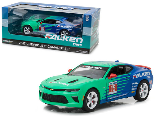 1/24 Greenlight 2017 Chevrolet Chevy Camaro SS Falken Tires Diecast Car Model