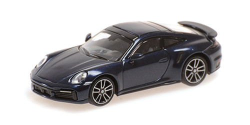 1/87 Minichamps 2020 Porsche 911 (992) Turbo S (Blue) Car Model