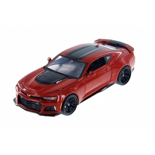 1/24 Motormax 2017 Chevrolet Chevy Camaro ZL1 Burgundy Diecast Car Model