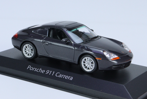 1/43 Minichamps 1998 Porsche 911 (996) (Dark Violet Purple Metallic) Car Model
