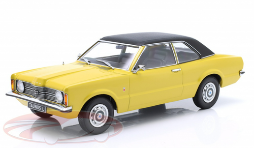 1/18 KK-Scale 1971 Ford Taunus L Limousine (Yellow) Car Model