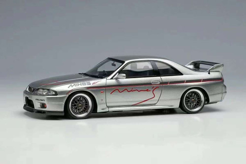 自動車 Make up EIDOLON 1/43 NISSAN SKYLINE GT-R 1/43 Makeup Eidolon Nissan Skyline GT-R R33 Mine's (Sonic Silver