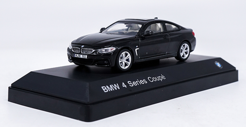 1/43 Dealer Edition BMW F33 4 Series Convertible Cabriolet (Black 