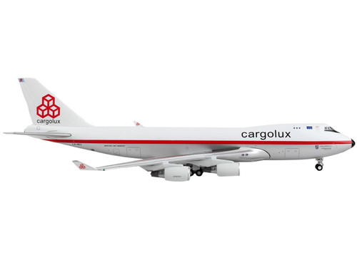 Boeing 747-400F Commercial Aircraft with Flaps Down 