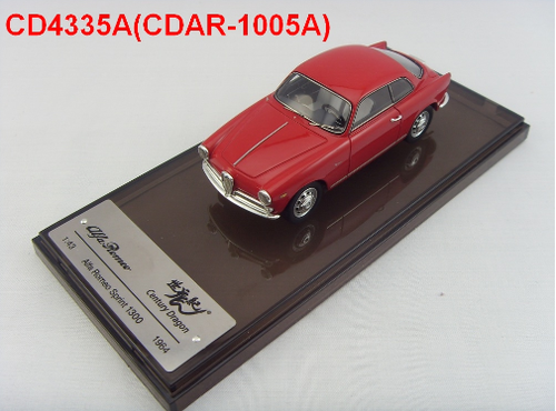 1/43 Century Dragon Alfa Romeo Sprint 1300 Red Resin Car Model