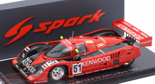 1/43 Spark 1992 Porsche 962CK6 #51 7th 24h LeMans Kremer Porsche Racing Manuel Reuter, John Nielsen, Giovanni Lavaggi Car Model