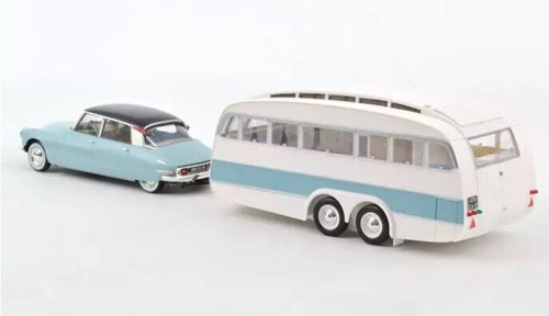 1/12 Norev 1959 Citroën DS 19 DS19 - Bleu Nuage & Blanc Carrare