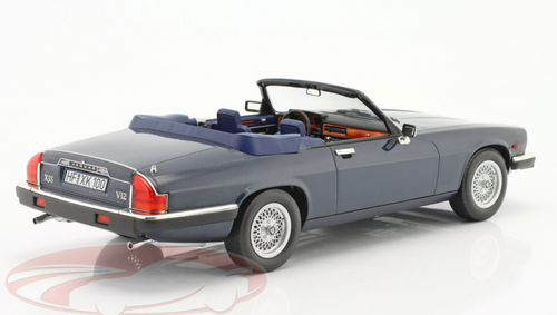 1/18 Norev 1988 Jaguar XJ-S XJS Convertible (Dark Blue Metallic) Car Model