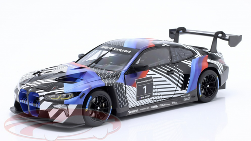 1/18 Minichamps 2021 BMW M4 GT3 #1 Test Car BMW Motorsport Diecast Car Model
