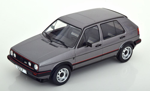 1/18 Modelcar Group 1984 Volkswagen VW Golf 2 GTI (Dark Grey Metallic) Car Model