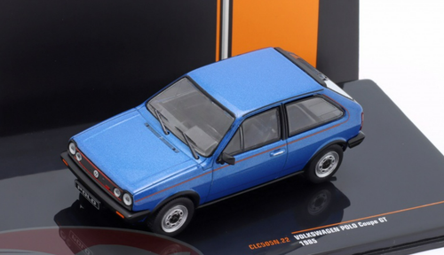 1/43 Ixo 1985 Volkswagen VW Polo MK2 Coupe GT (Blue) Car Model