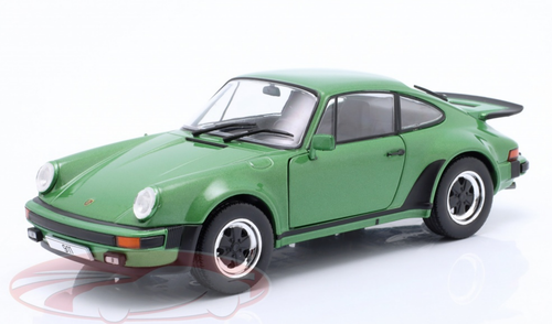 1/24 WhiteBox 1974 Porsche 911 (930) Turbo (Green Metallic) Diecast Car Model