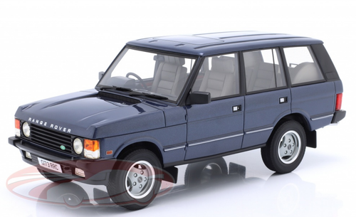 1/18 Cult Scale Models 1990 Land Rover Range Rover Classic Vogue (Plymouth Blue Metallic) Car Model