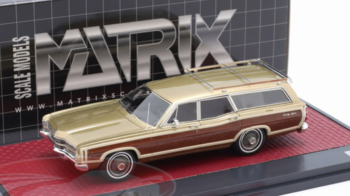 1/43 Matrix 1969 Ford LTD Country Squire (Gold Metallic) Car Model