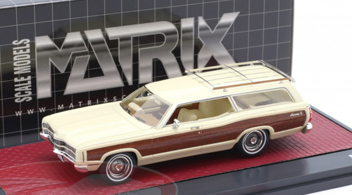 1/43 Matrix 1969 Ford Aurora Country Squire Concept Car (Cream White) Car Model