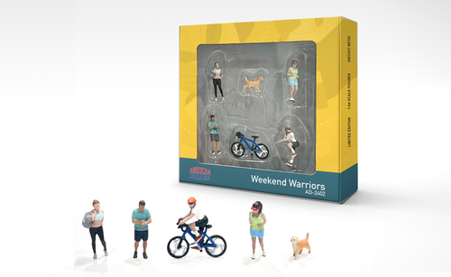 1/64 American Diorama Figure diecast - Weekend Warriors