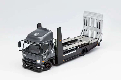 1/64 GCD Mitsubishi Fuso Fighter Double Level Transporter (Black 