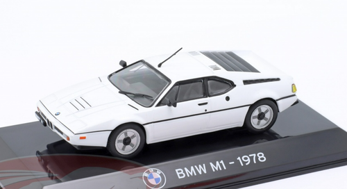 1/43 Altaya 1978 BMW M1 (White) Diecast Car Model