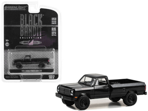 1993 Dodge Power Ram 250 Pickup Truck Black 