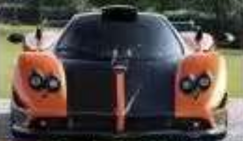 1/43 HH Model Pagani Zonda Cinque Coupe (Orange & Carbon Black) Car Model Limited 30 Pieces