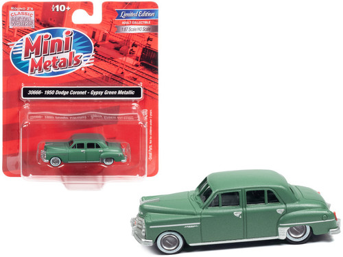 1950 Dodge Coronet La Plata Blue 1/87 (HO) Scale Model Car