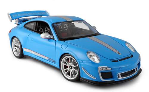 1/18 BBurago Porsche 911 GT3 RS 4.0 (Blue) Diecast Car Model