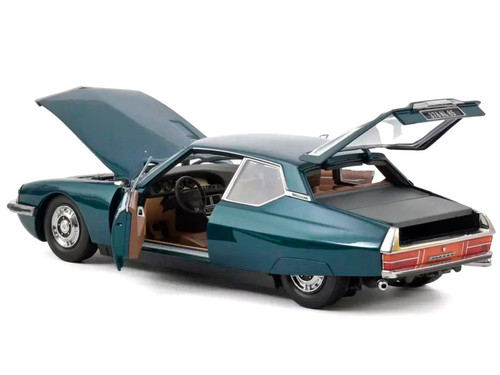 1968 Citroen DS 21 Le Leman Ivory and Green Metallic with Orange