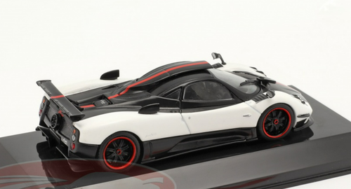 1/43 Altaya 2009 Pagani Zonda Cinque (White & Black) Car Model