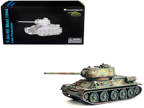 Soviet Union T-34/85 Late Production Tank "Unidentified Unit Eastern Front" (1944) "NEO Dragon Armor" Series 1/72 Plastic Model by Dragon Models