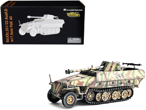 German Sd.Kfz. 251/22 Ausf.D Half-Tracked Armored Vehicle
