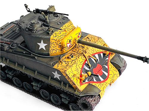 United States M4A3E8 Sherman "Tiger Face" Tank Olive Drab "25th Infantry Division Han River Korea" (1951) "NEO Dragon Armor" Series 1/72 Plastic Model by Dragon Models