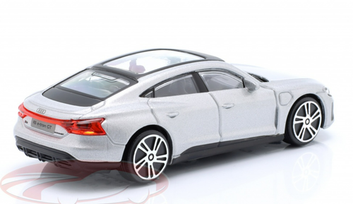 1/43 BBurago 2022 Audi RS E-Tron GT (Silver Metallic) Diecast Car Model