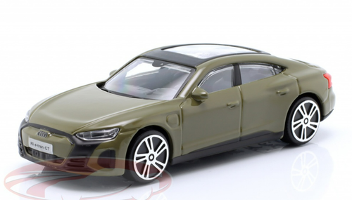 1/43 BBurago 2022 Audi RS E-Tron GT (Olive Green) Diecast Car Model