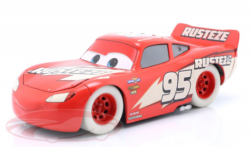 1/24 Jada Lightning McQueen Glow Racers #95 Disney Movie Cars (Glow in the Dark)