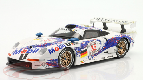 1/18 Werk83 1996 Porsche 911 GT1 #35 Winner 4h Spa Porsche AG Thierry Boutsen, Hans-Joachim Stuck Car Model