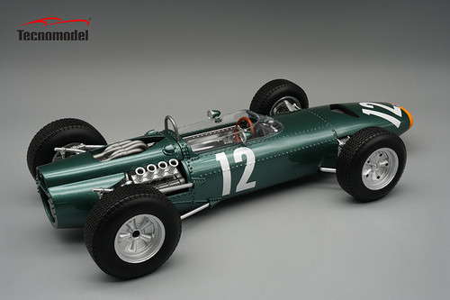 1/18 Tecnomodel BRM P261 1966 Winner Monaco GP Car # 12 Jackie Stewart Resin Car Model