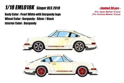 1/18 Makeup Porsche Singer DLS 2018 (White) Car Model