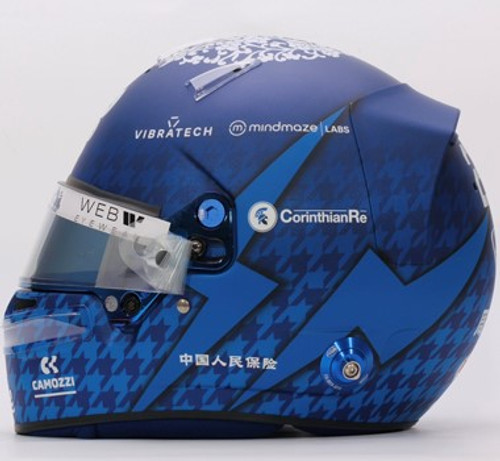 1/5 Spark Alfa Romeo F1 Team Zhou Guanyu Japanese GP 2023 Formula 1 Helmet Model