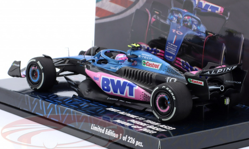 1/43 Minichamps 2023 Formula 1 Pierre Gasly Alpine A523 #10 8th Miami GP Car Model