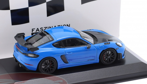 1/43 Minichamps 2021 Porsche 718 (982) Cayman GT4 RS (Blue) Car Model