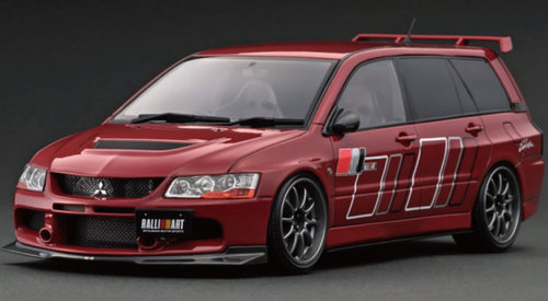 1/18 Ignition Model Mitsubishi Lancer Evolution Wagon (CT9W) Red (Limited 80 Pieces)